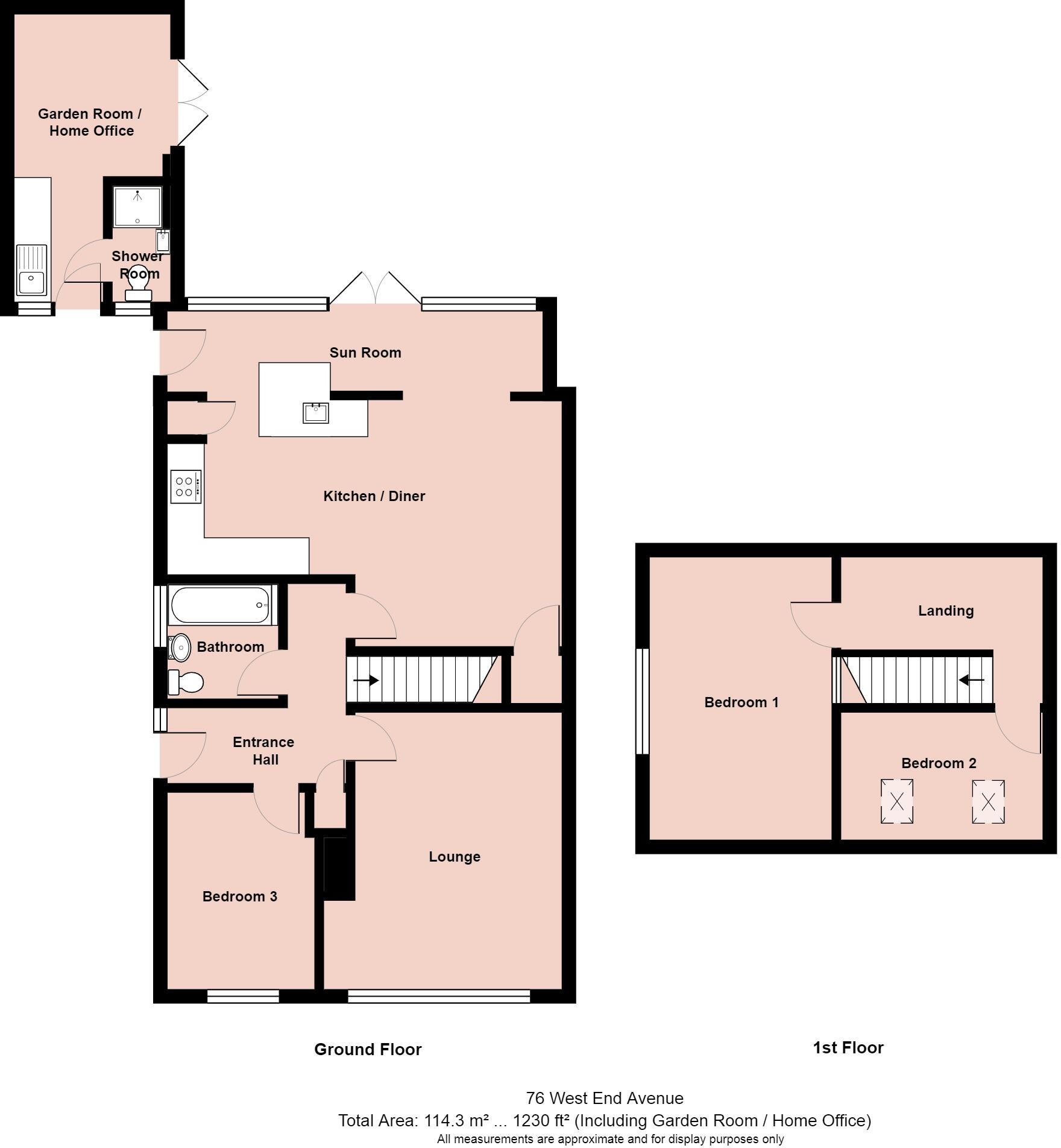 West End Avenue, Porthcawl, CF36 3NG floorplan