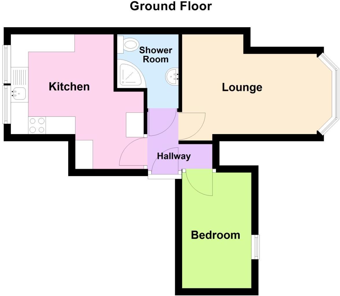 Top Floor Flat, 1 Kelburn Street, Kames Bay, Millport floorplan