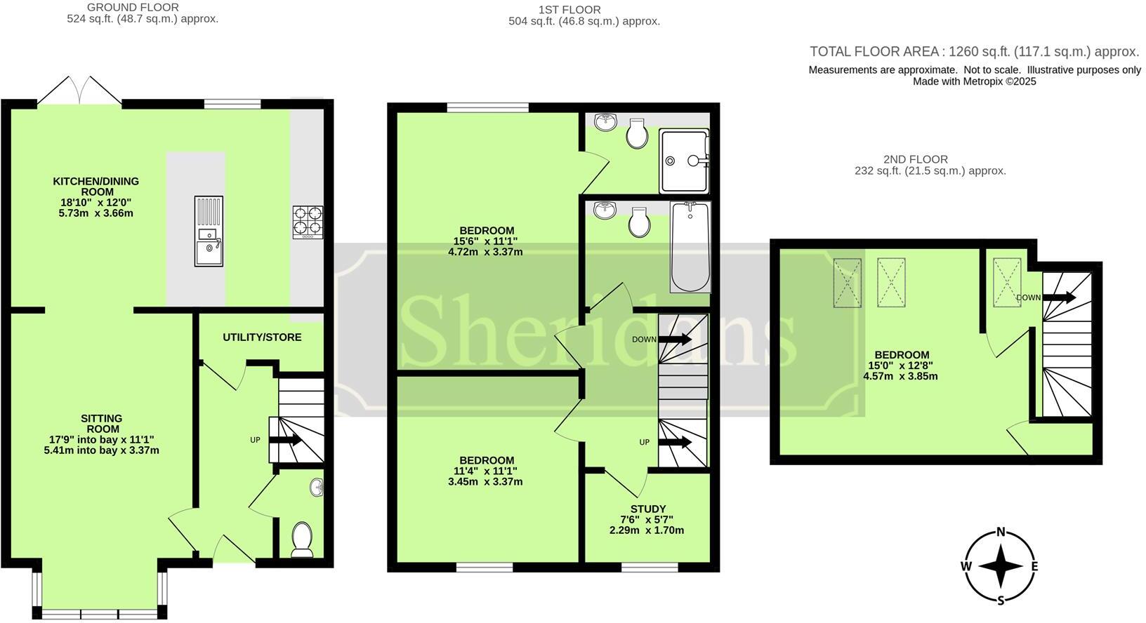 The Green, Risby floorplan