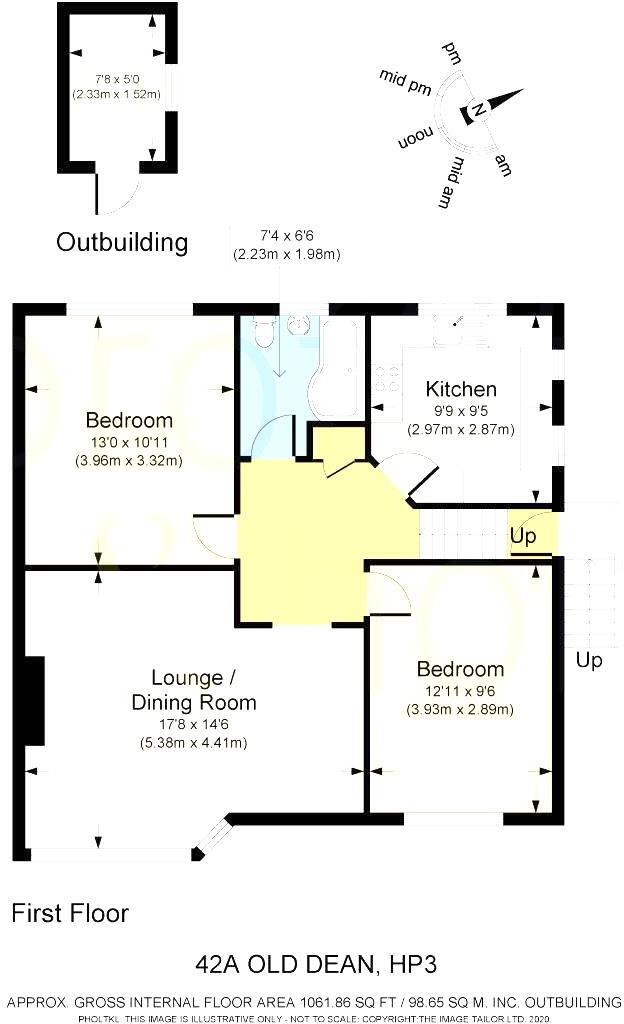 Old Dean, Bovingdon, HP3 floorplan