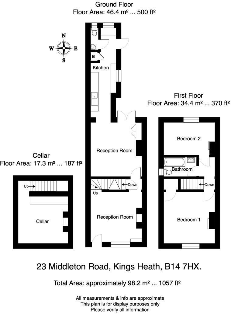 Middleton Road, Kings Heath, Birmingham floorplan