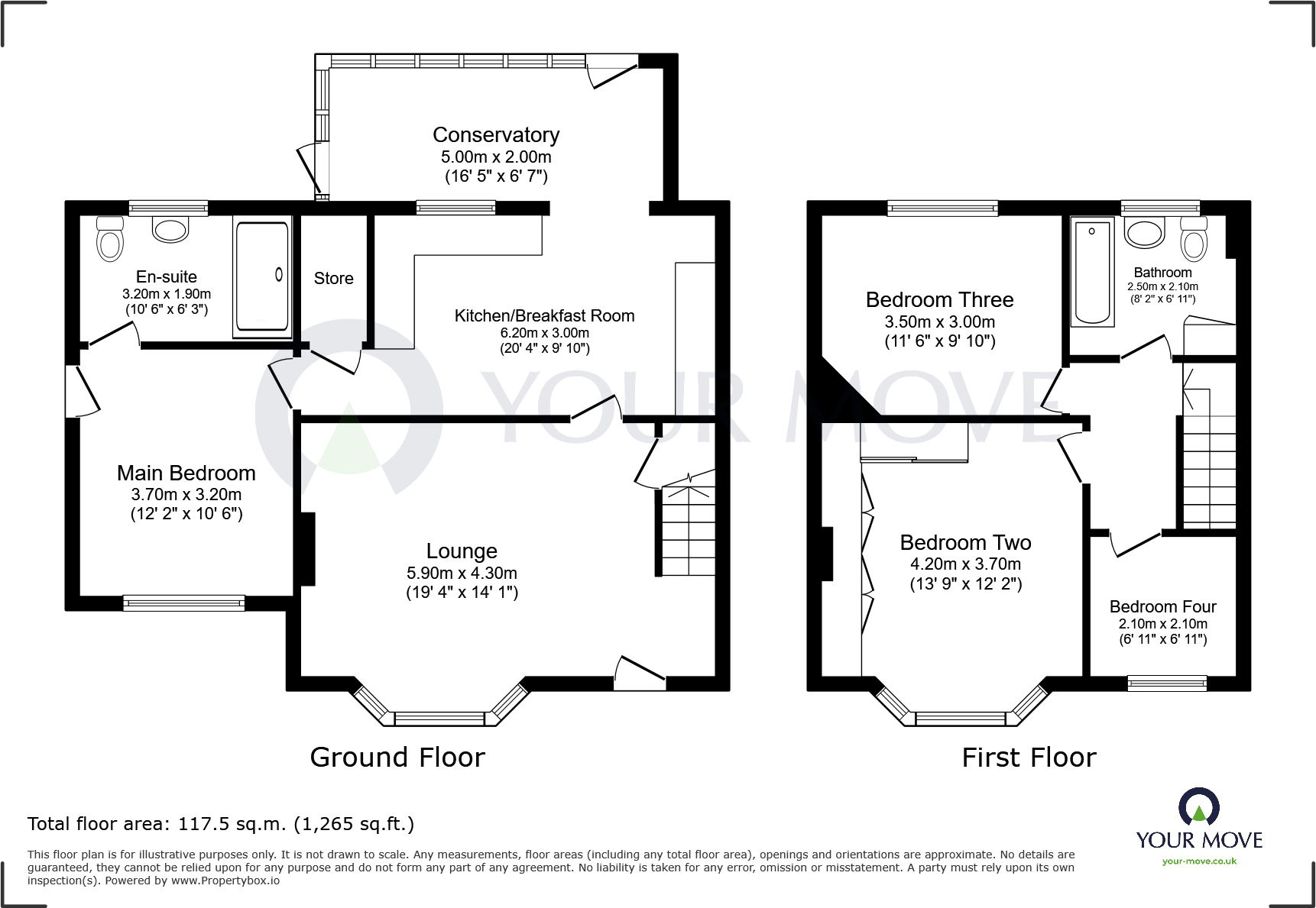 Lawrence Avenue, Kirkby-in-Ashfield, Nottingham, Nottinghamshire, NG17 floorplan