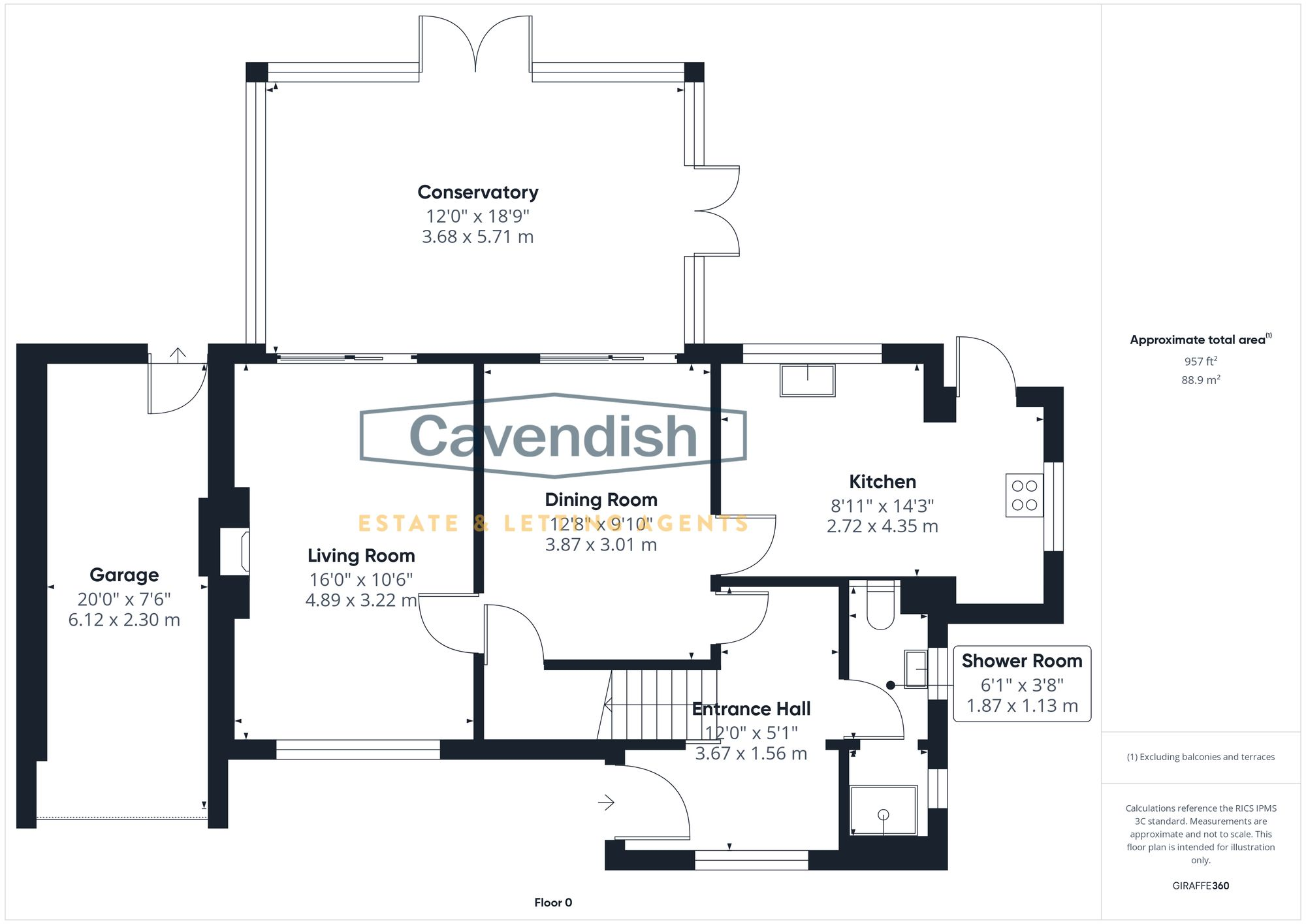 Rowcliffe Avenue, Westminster Park, Chester floorplan