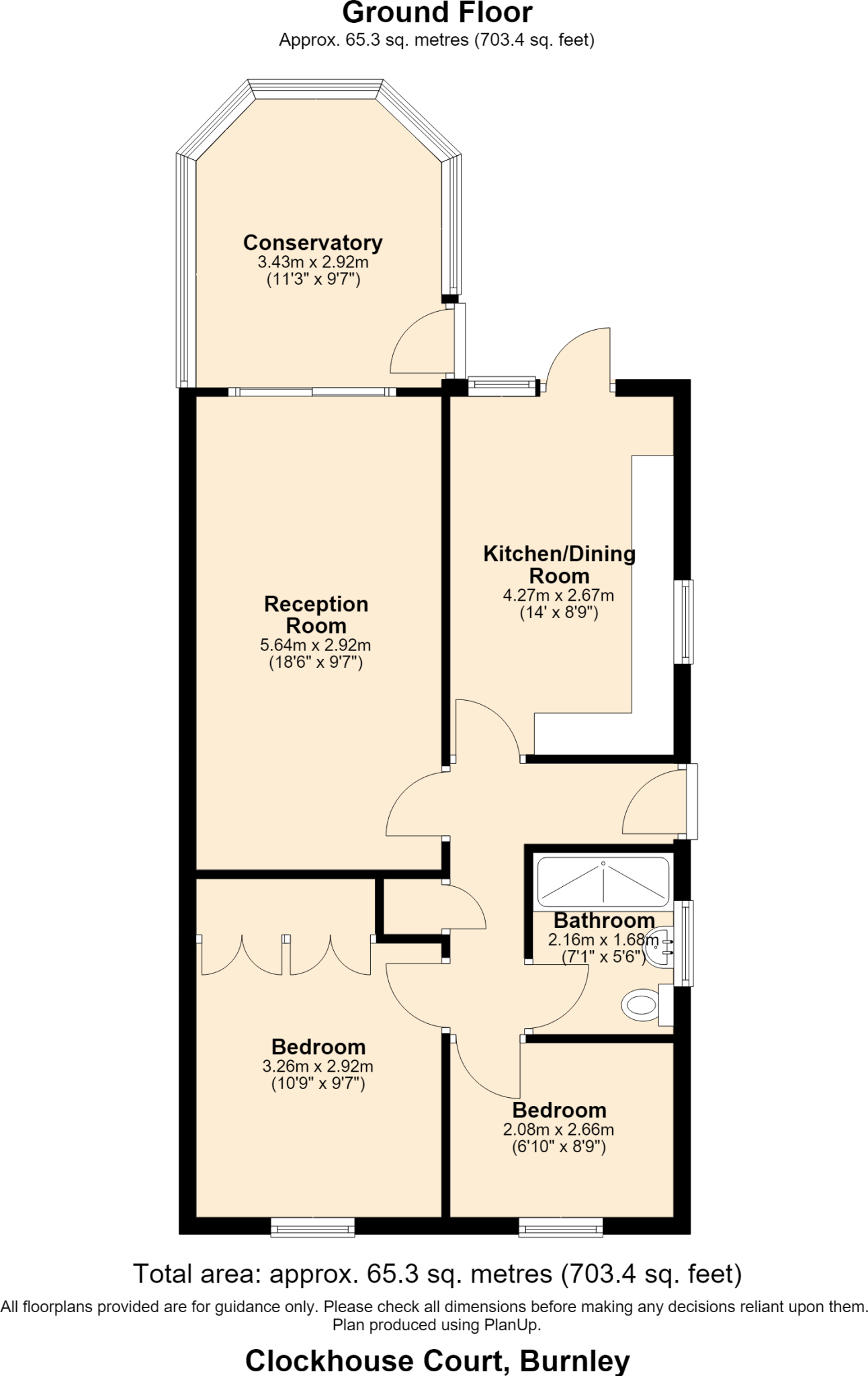 Clockhouse Court, Burnley floorplan
