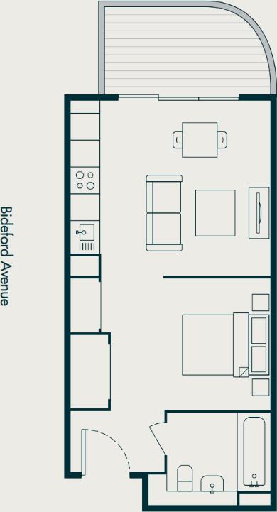 The Wiltern, Dawlish Avenue East Perivale UB6 floorplan