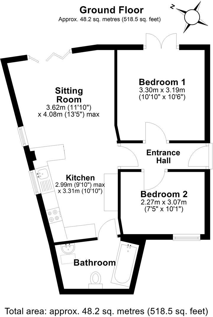 New Road, Stoke Fleming floorplan