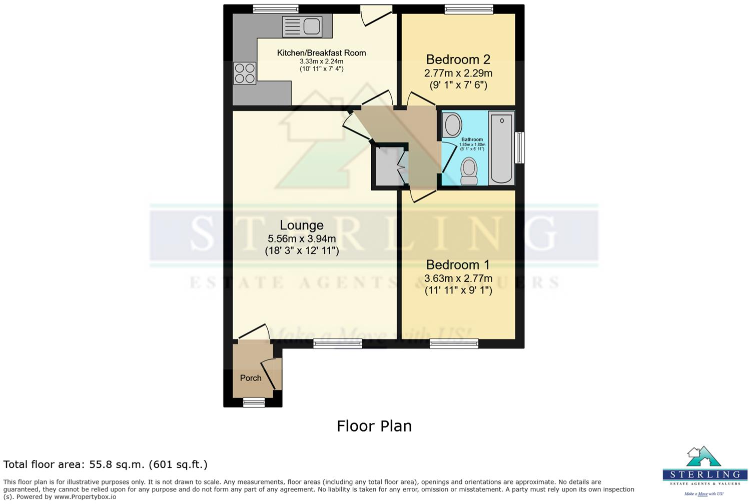 Bryn Castell, Conwy floorplan