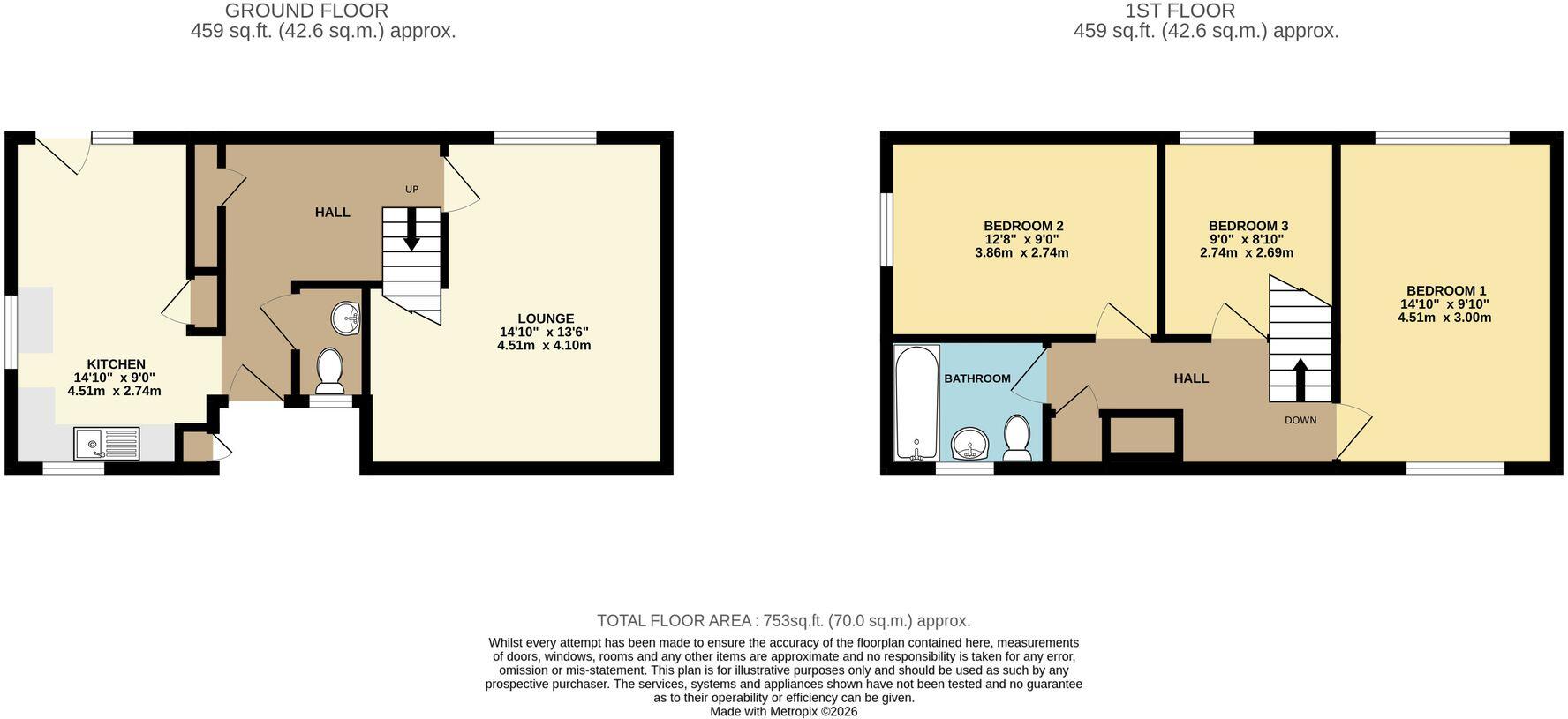 25, Wayside, Telford, TF7 floorplan