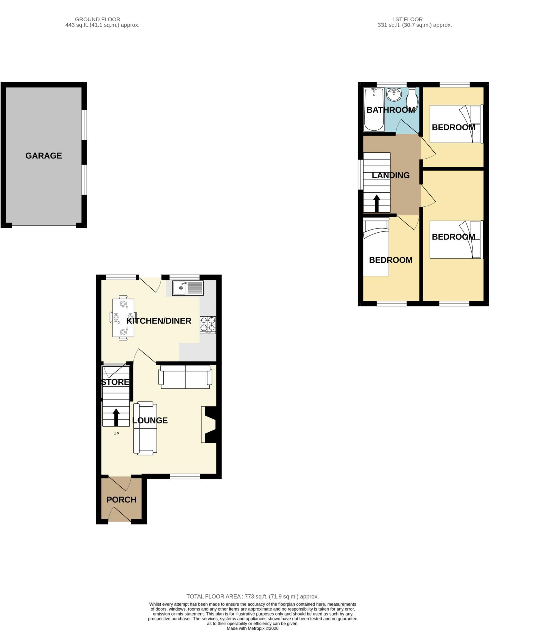 Renfrew Avenue, Eastham floorplan