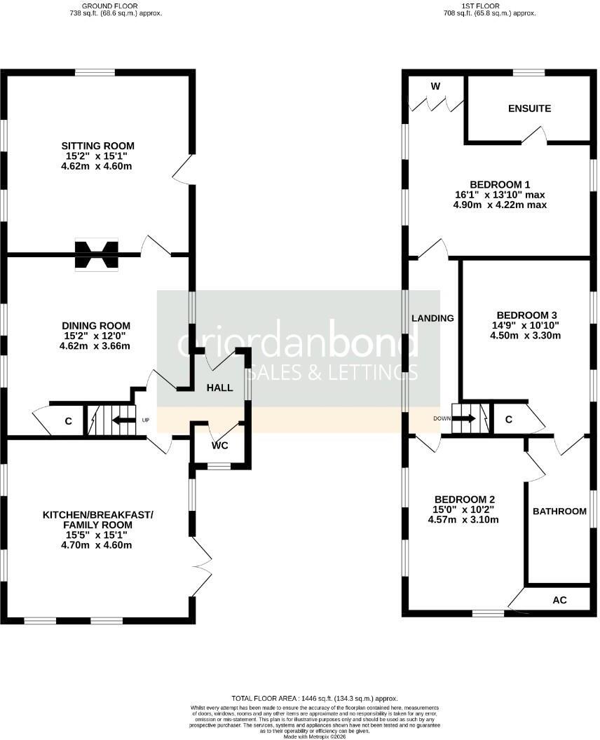 East End, Scaldwell, Northamptonshire NN6 floorplan