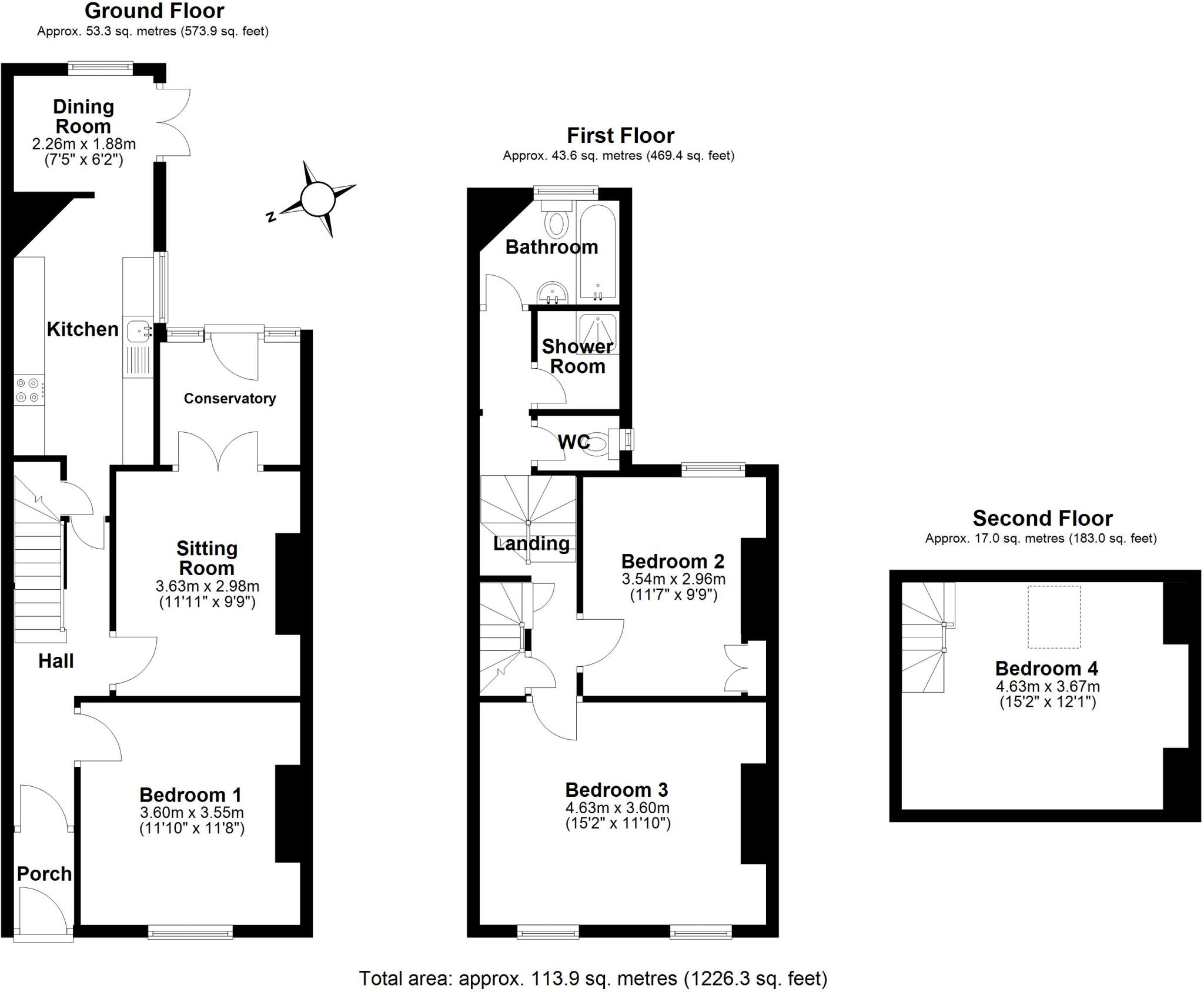 Oxford Road, Exeter floorplan