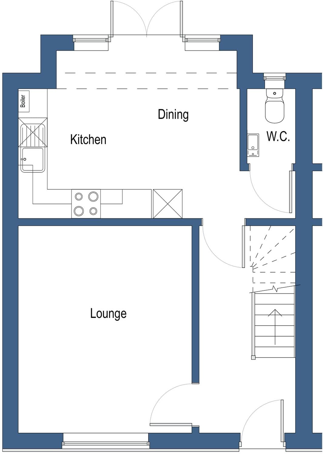Plot 407 - Farnella Close, Barton-upon-Humber, North Lincolnshire, DN18 floorplan