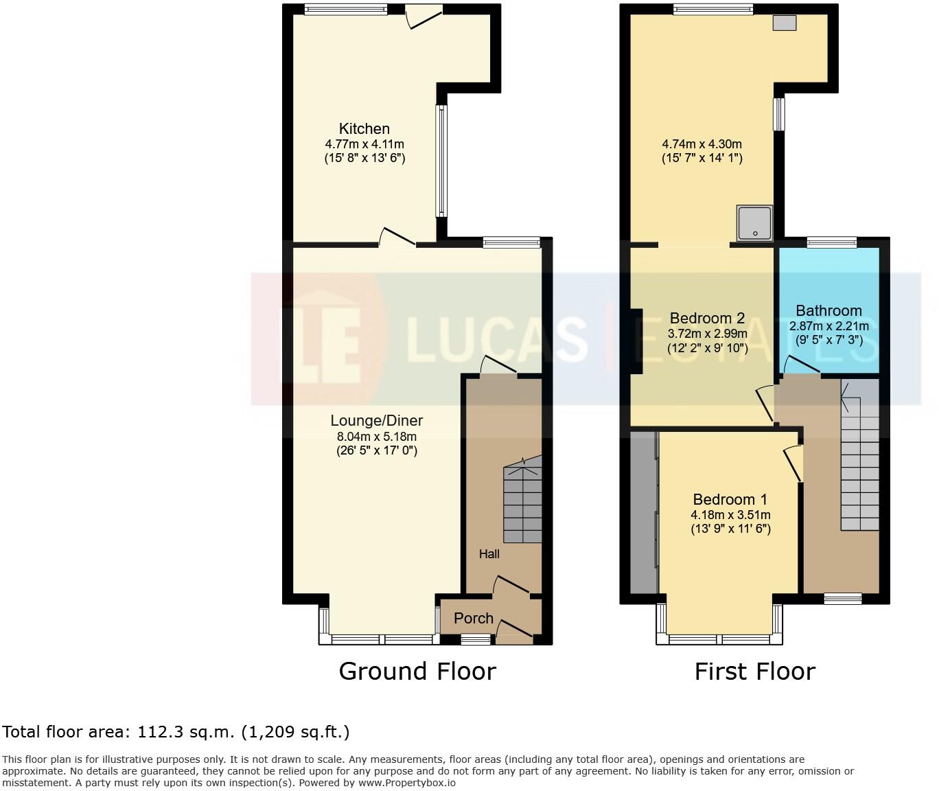Upper Wood Street, Bargoed floorplan