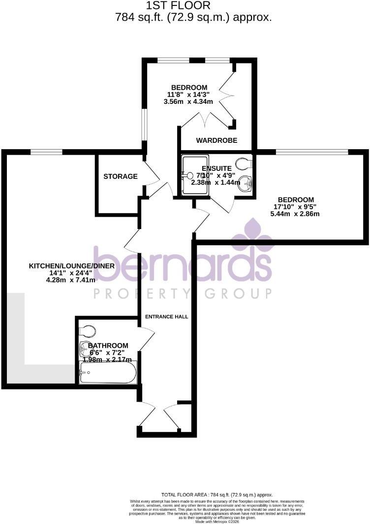 Abbess Way, Waterlooville floorplan