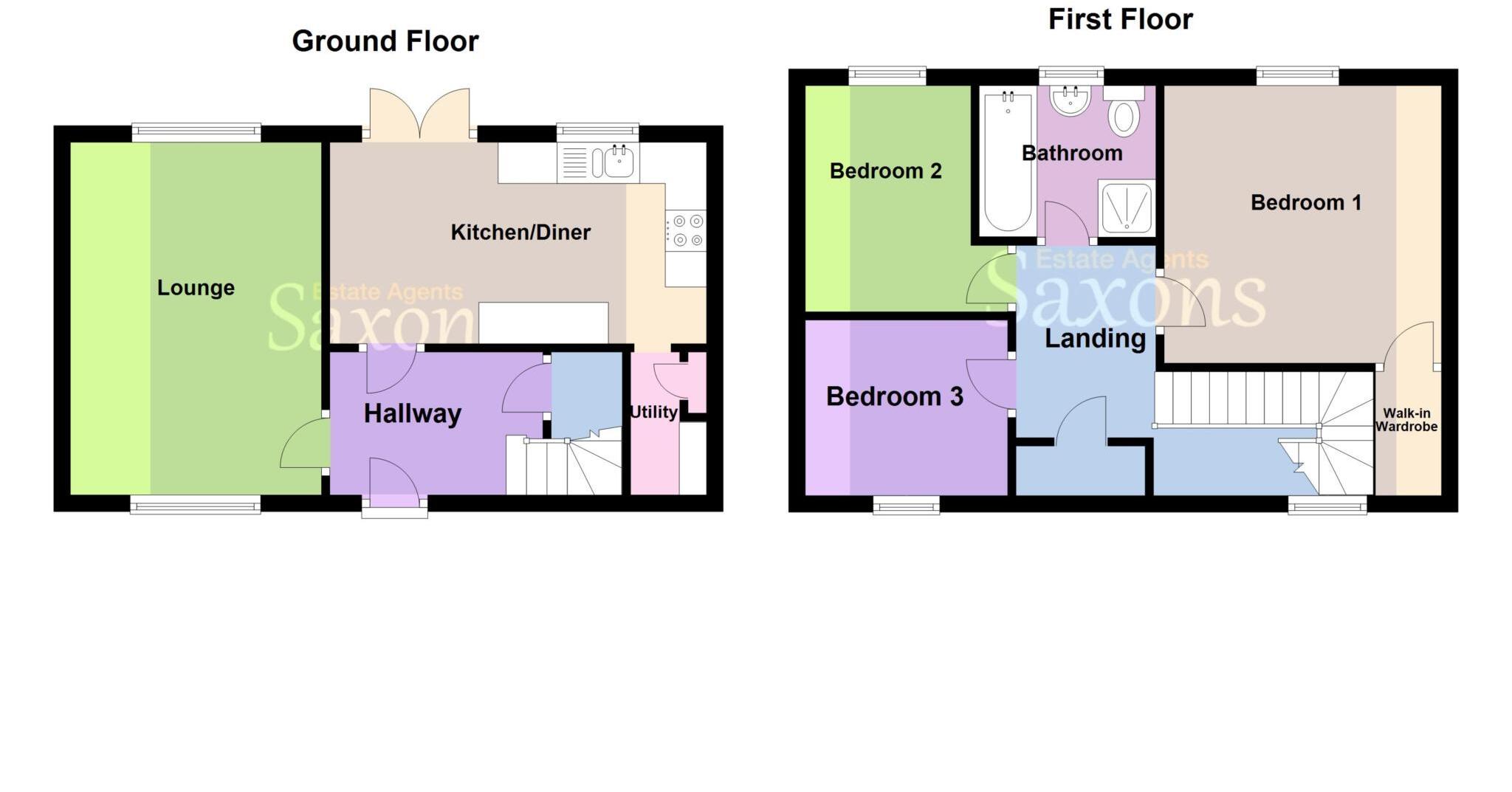 Snowdon Vale, Hillside floorplan