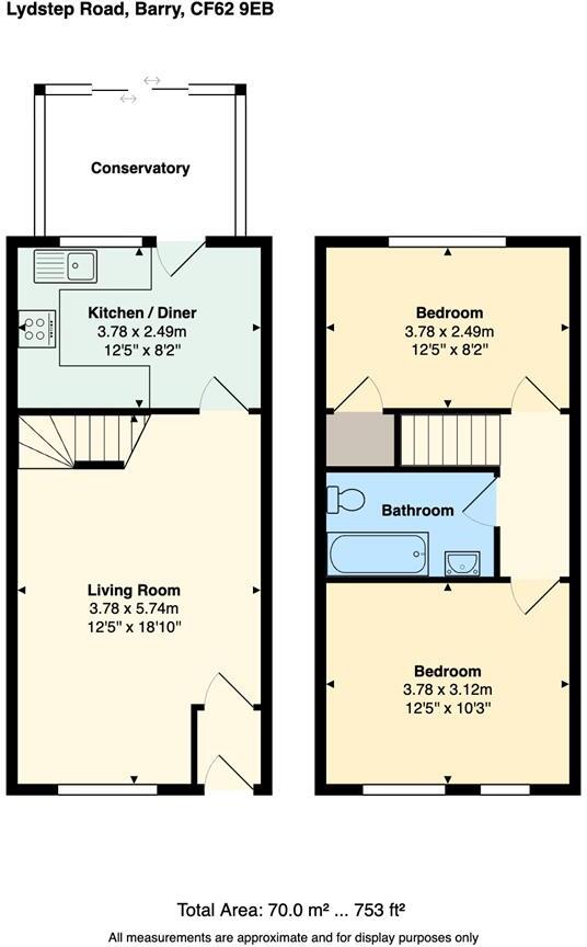 Lydstep Road, Barry floorplan