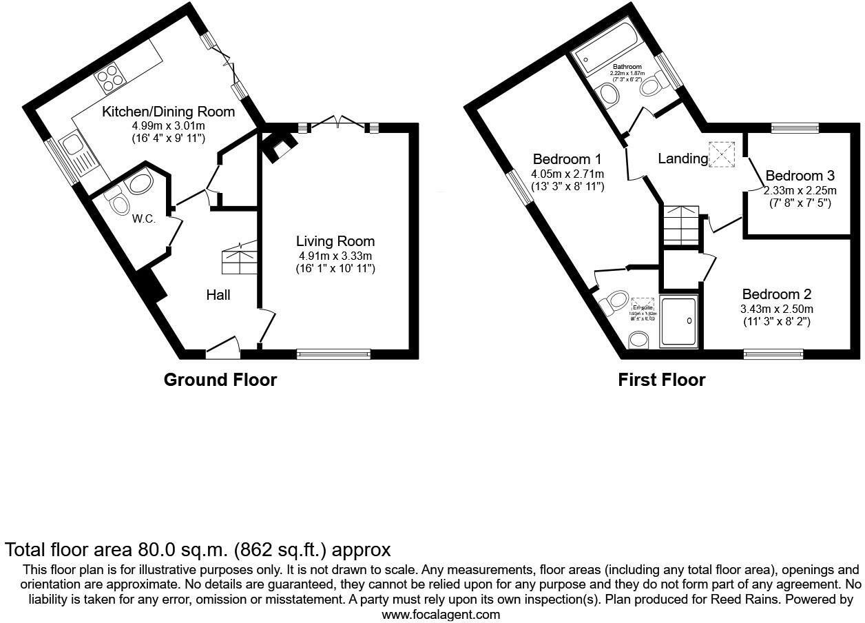 47, West Park Drive, Macclesfield, Cheshire, SK10 floorplan