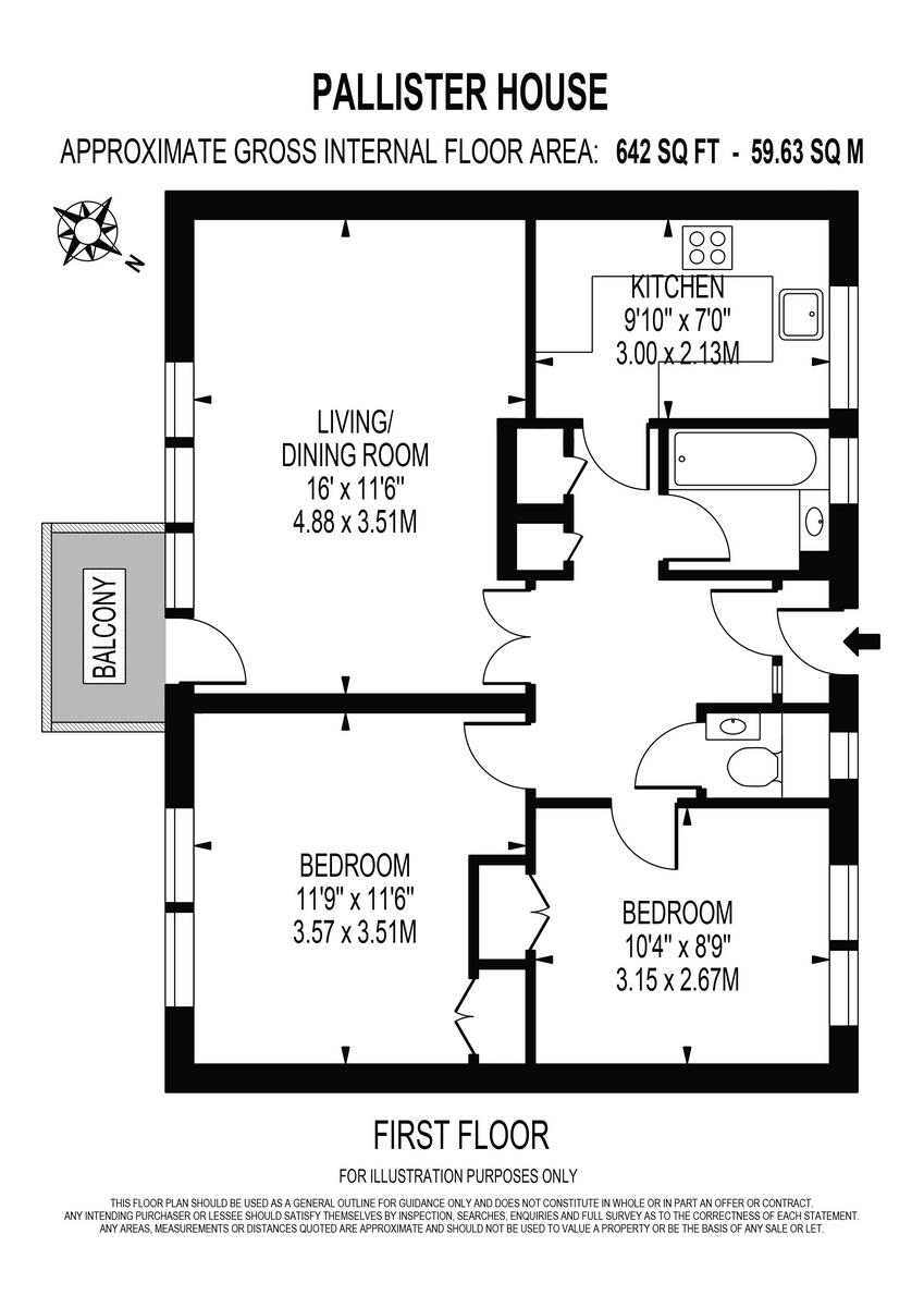 Ernest Street, London floorplan