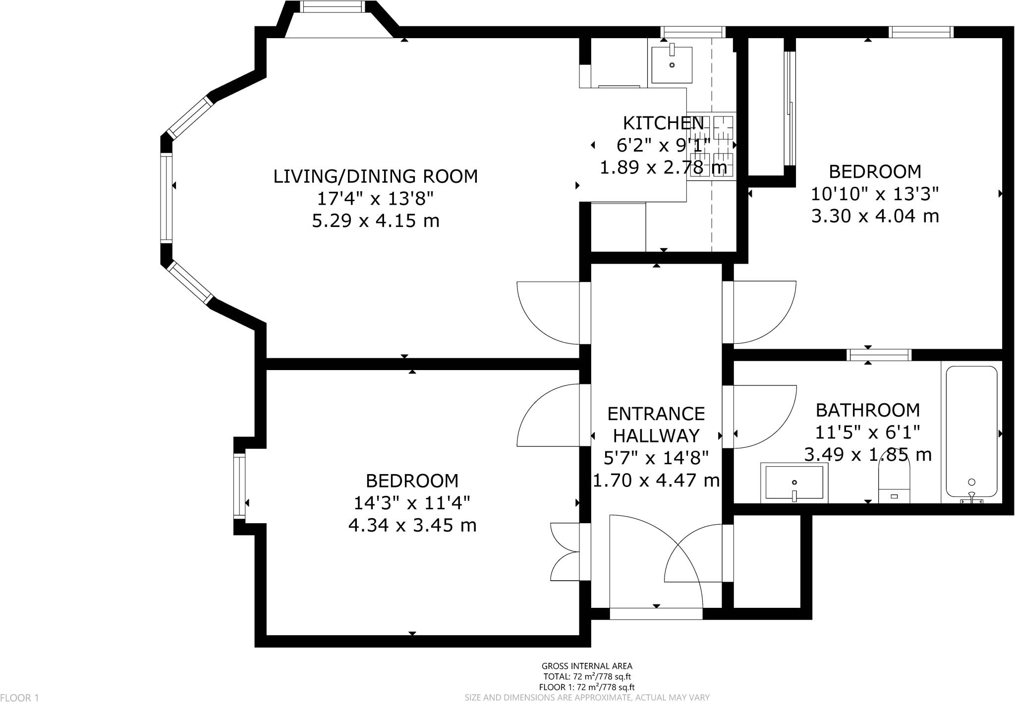 Onslow Drive, Glasgow, Glasgow City floorplan