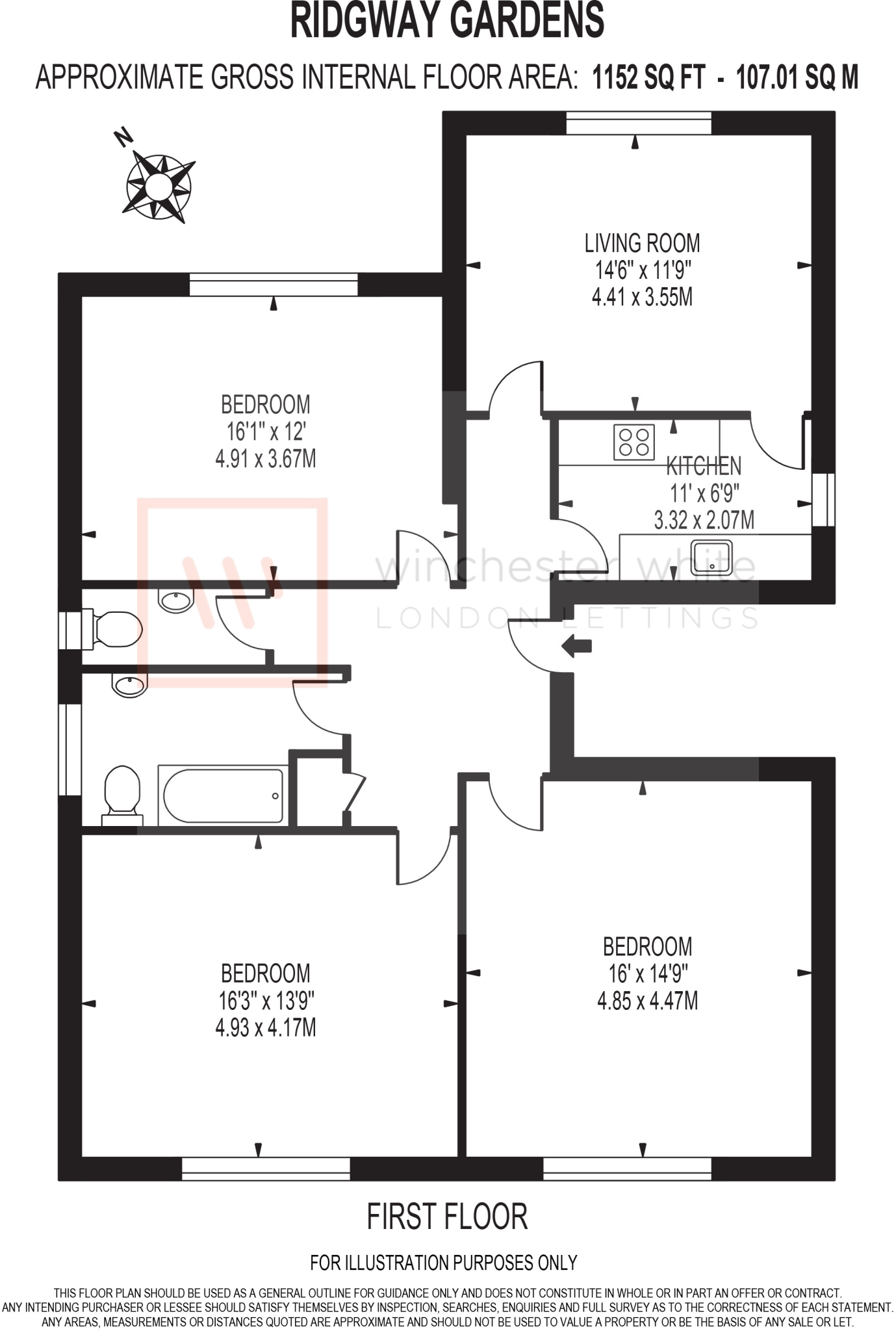 Ridgway Gardens, SW19 floorplan