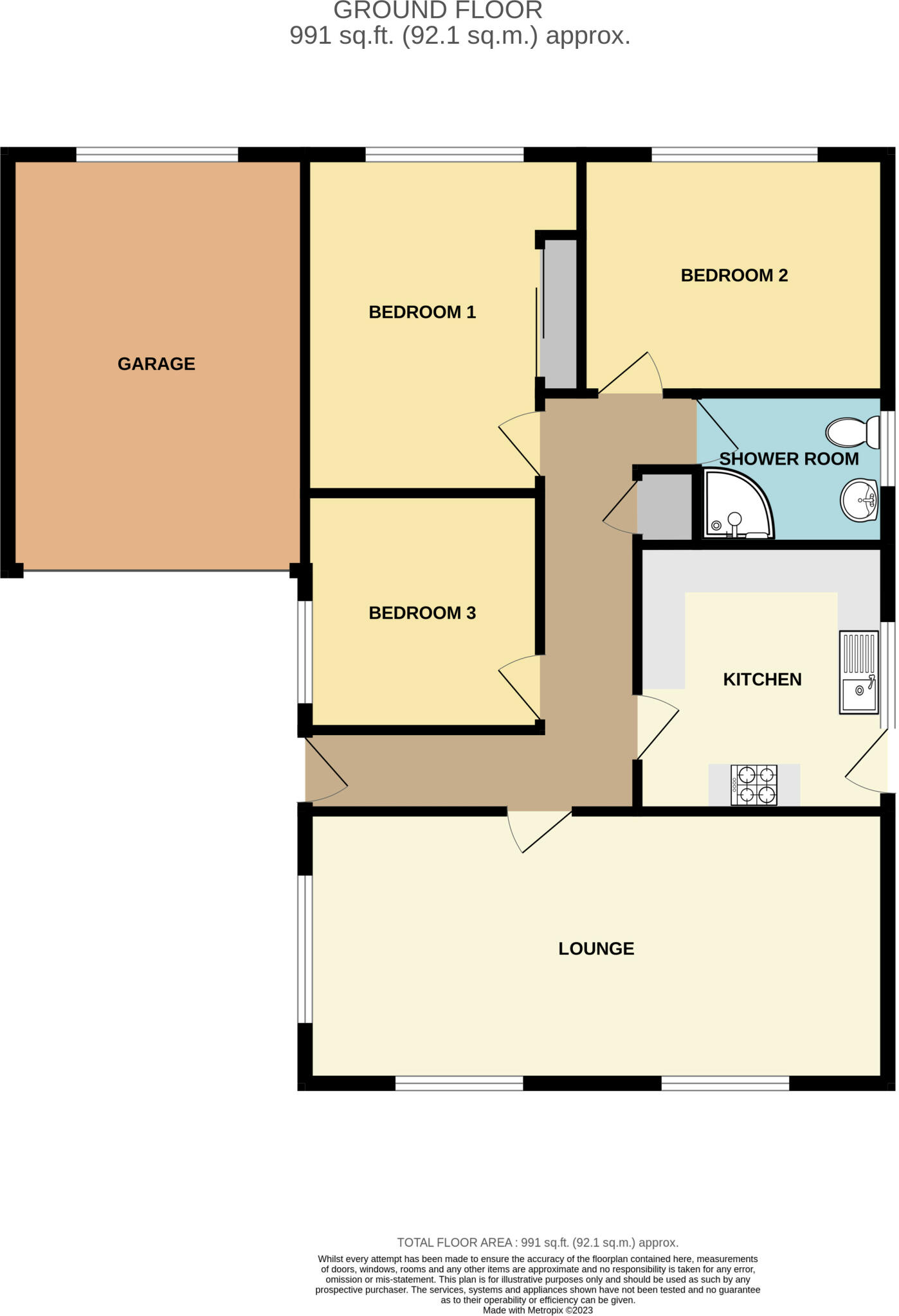 Casa Mia Magna Mile Ludford Market Rasen LN8 6AJ floorplan