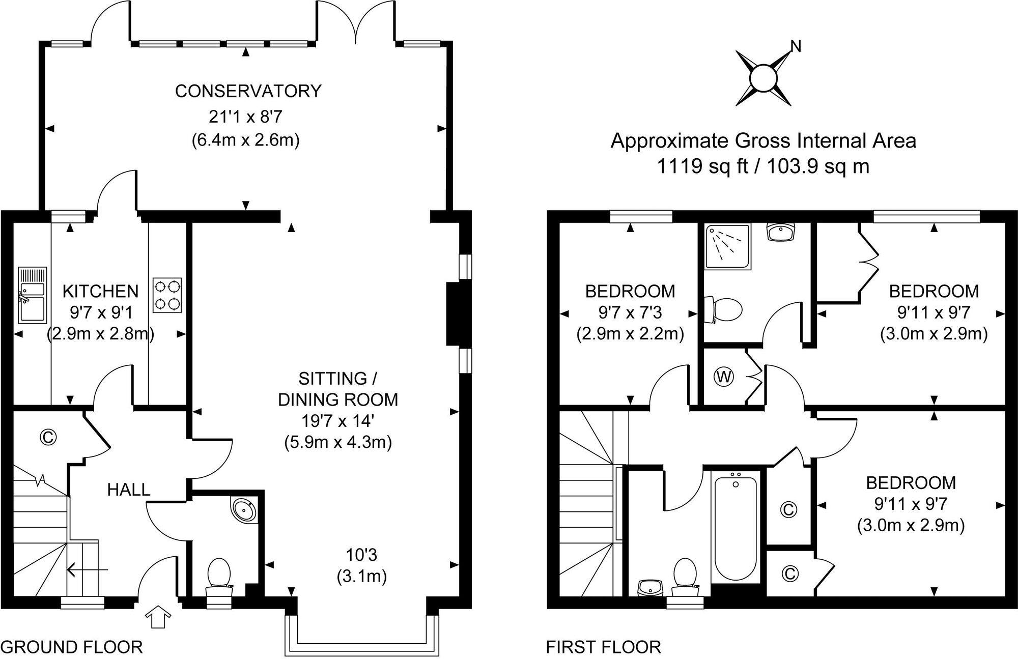 Kingfisher Drive, Haywards Heath, RH16 floorplan