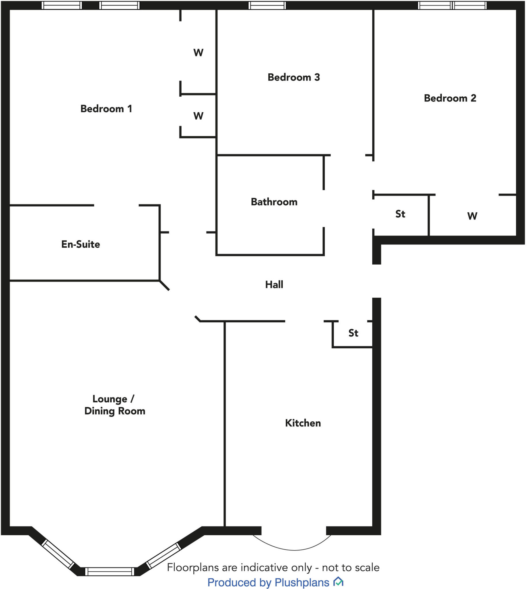 1/2, 17 Branklyn Court, Glasgow, G13 1GL floorplan