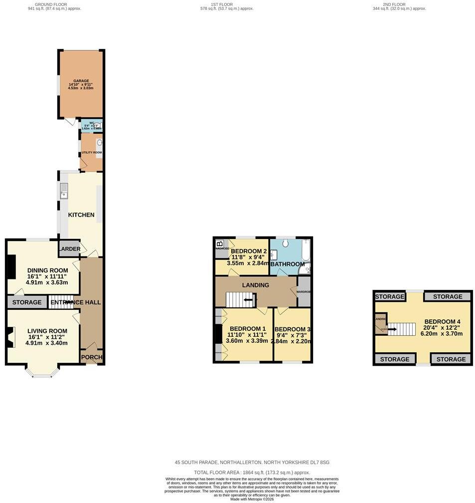 South Parade, Northallerton floorplan