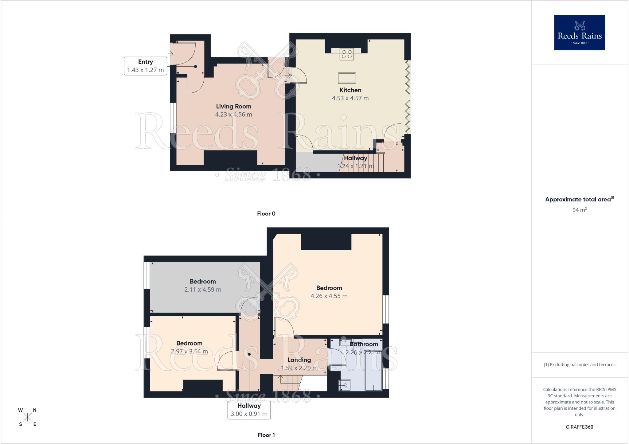Burfitts Road, Oakes, Huddersfield, West Yorkshire, HD3 floorplan