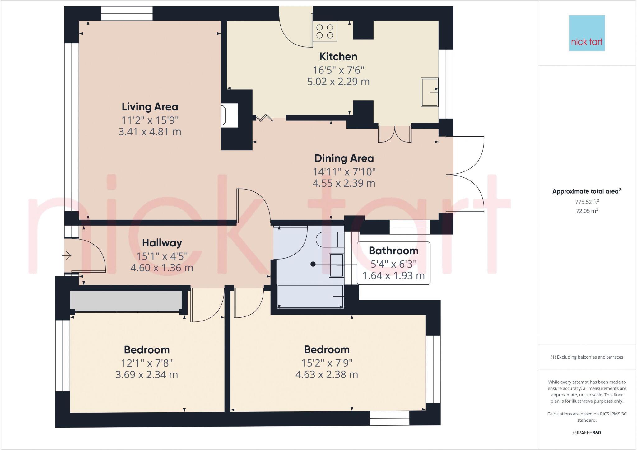 Poplars Drive, Codsall, Wolverhampton WV8 floorplan