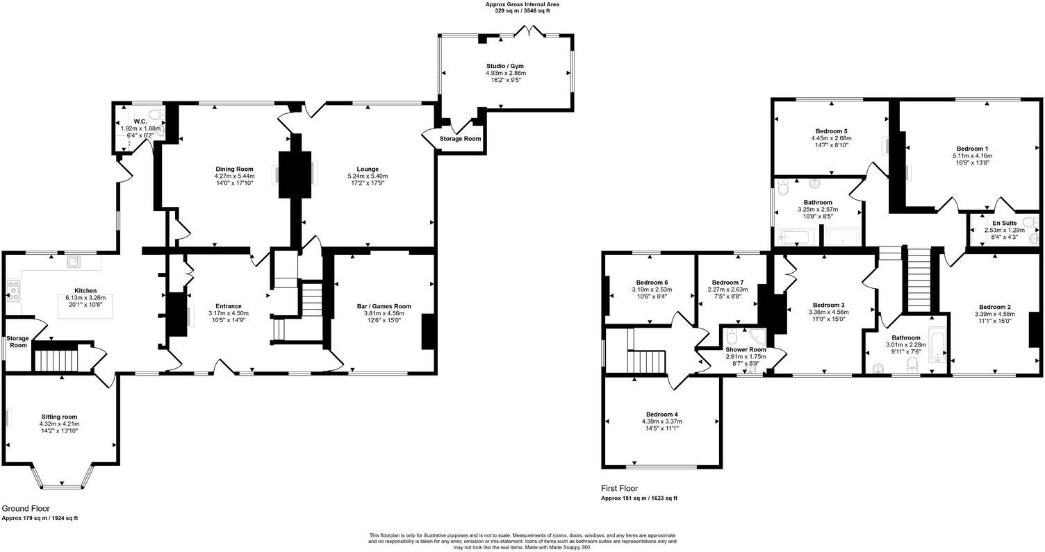 Elton Manor, Elton floorplan