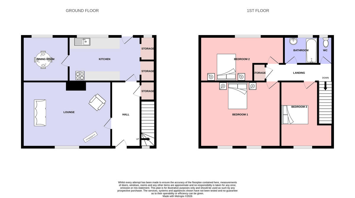 Magdalen Way, Gorleston floorplan