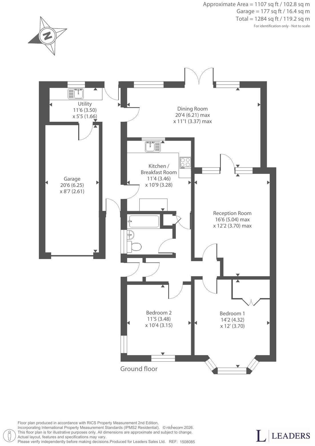 Fronks Avenue, Harwich, Essex floorplan