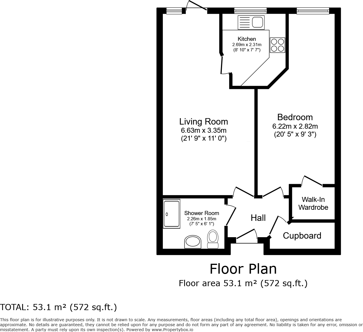 Ark Lane, Deal, Kent, CT14 floorplan