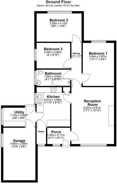 Haydock Road, Lancaster floorplan
