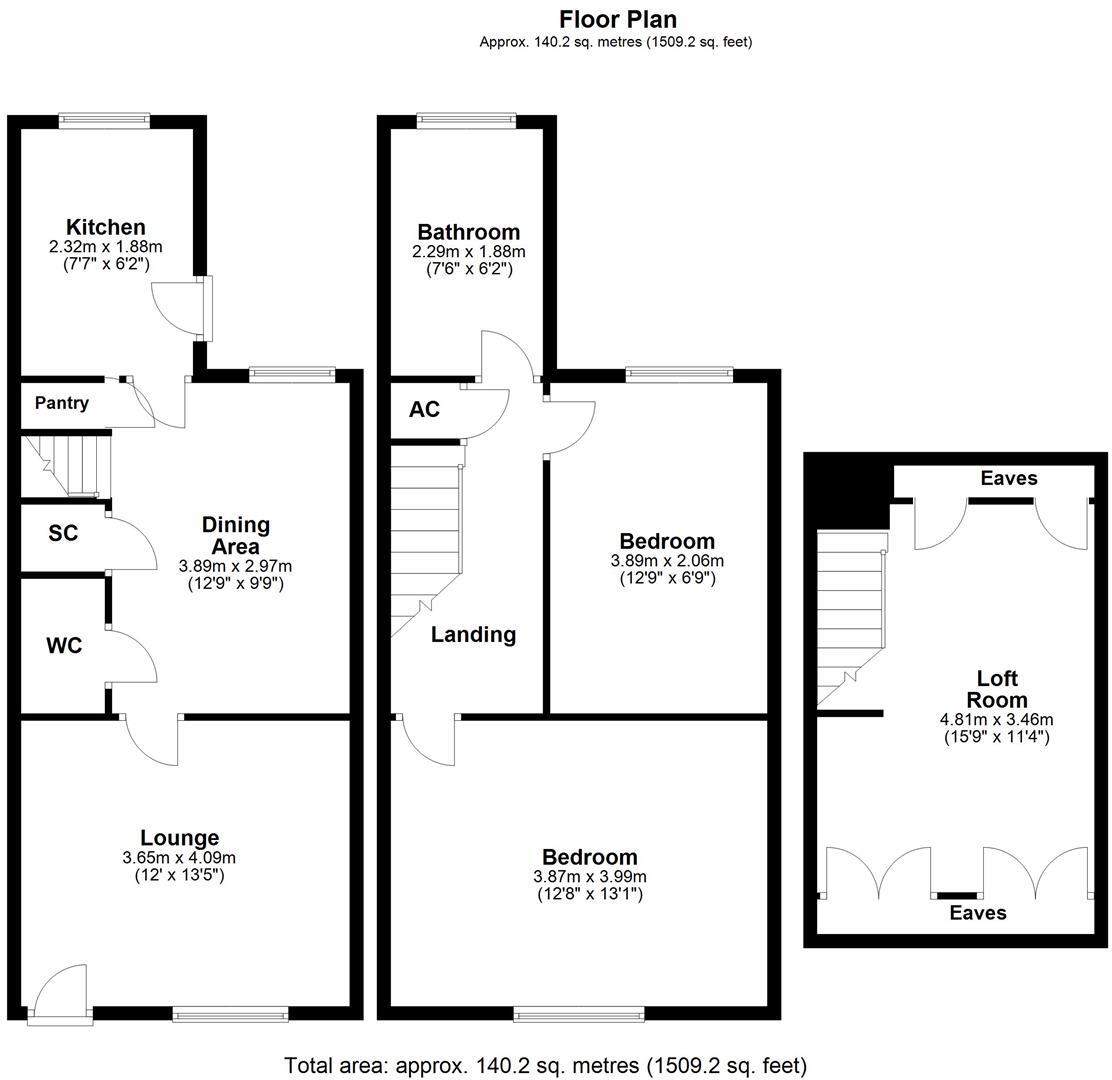 High Street, Great Glen floorplan