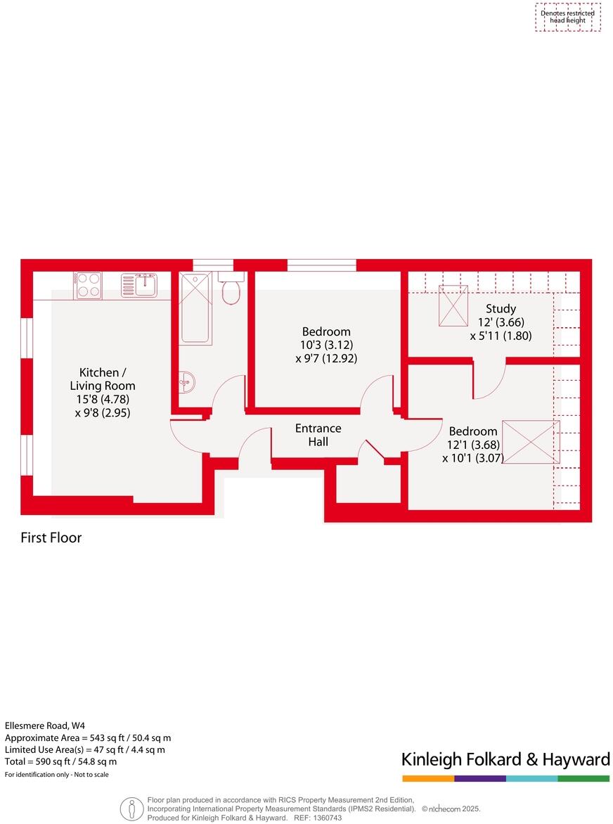 Ellesmere Road, Chiswick, London, W4 floorplan