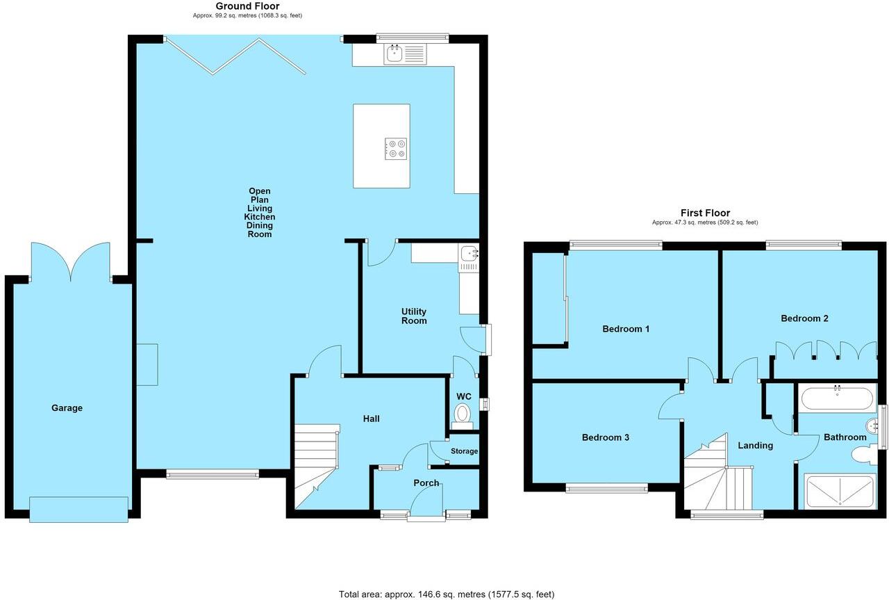 Coventry Road, Lutterworth, LE17 floorplan