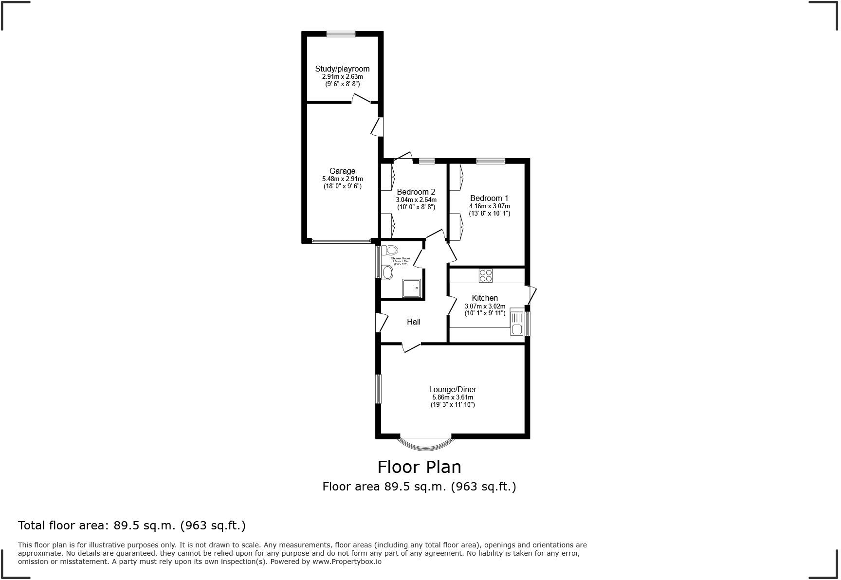 Ratliffe Road, Rugby, CV22 floorplan