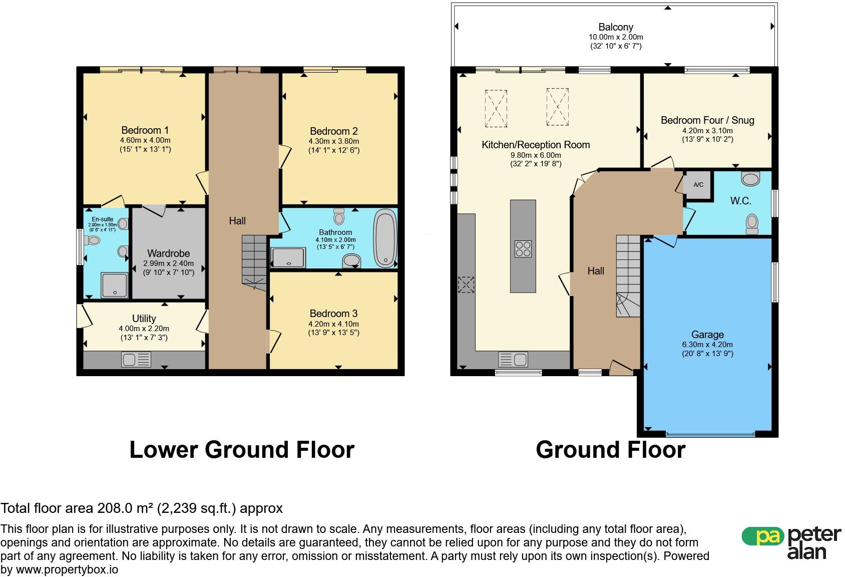 Mountain View, Cwm, Ebbw Vale floorplan