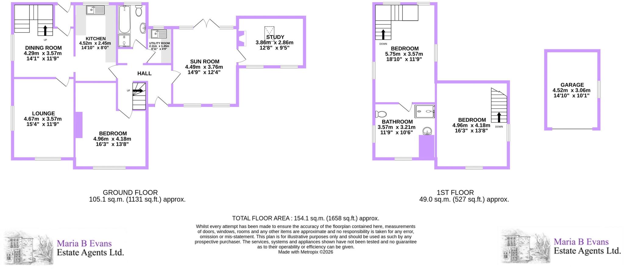 The Cottage, Blue Stone Lane, Mawdesley L40 2RG floorplan