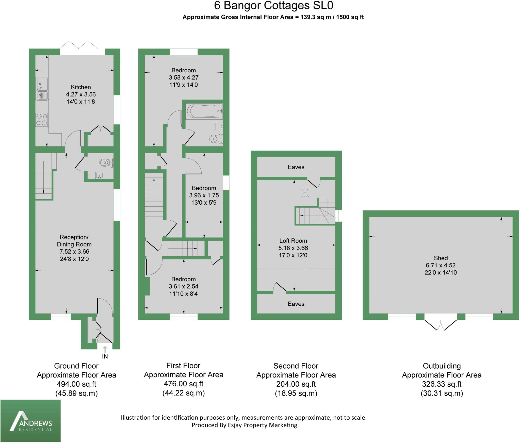 Bangors Cottages, Iver, Bucks floorplan