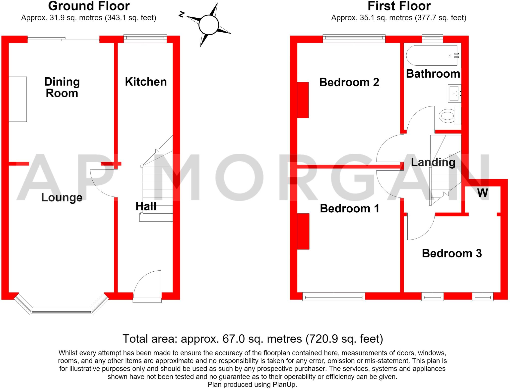 Parsonage Drive, Cofton Hackett, Worcestershire, Worcestershire, B45 floorplan