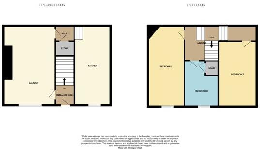 11 Claremont Street, Sowerby Bridge, West Yorkshire HX6 2PD floorplan