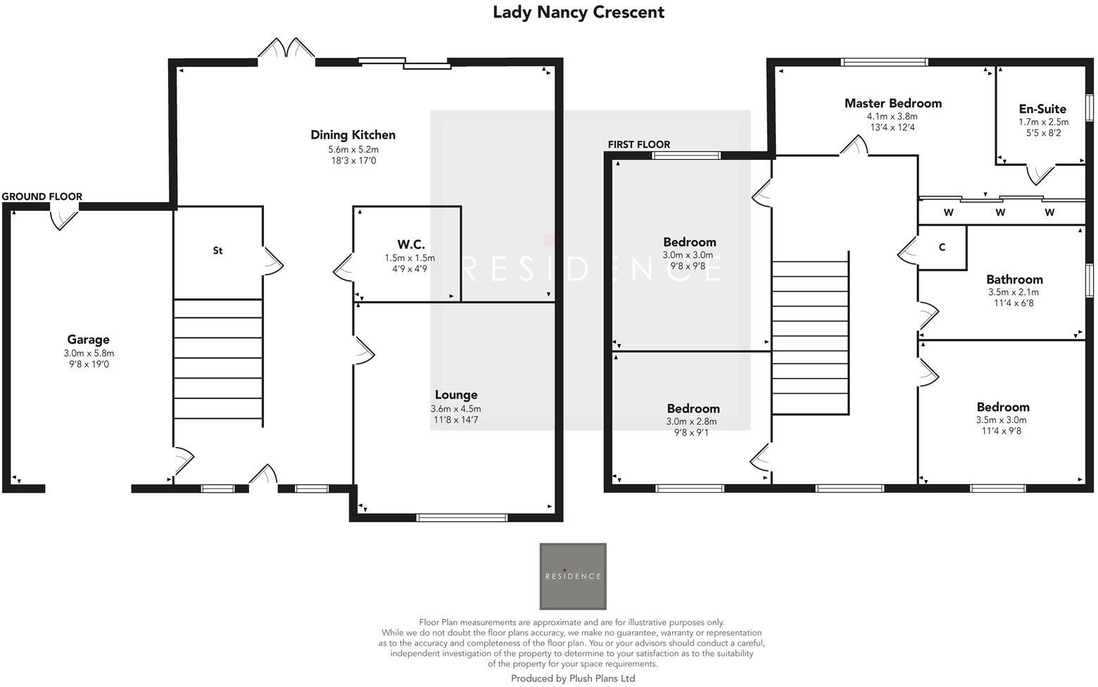 Lady Nancy Crescent, Blantyre, Glasgow floorplan
