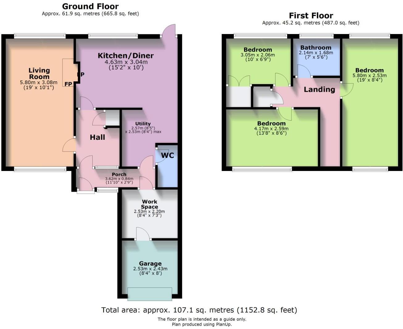 Gaell Crescent, Hadleigh floorplan