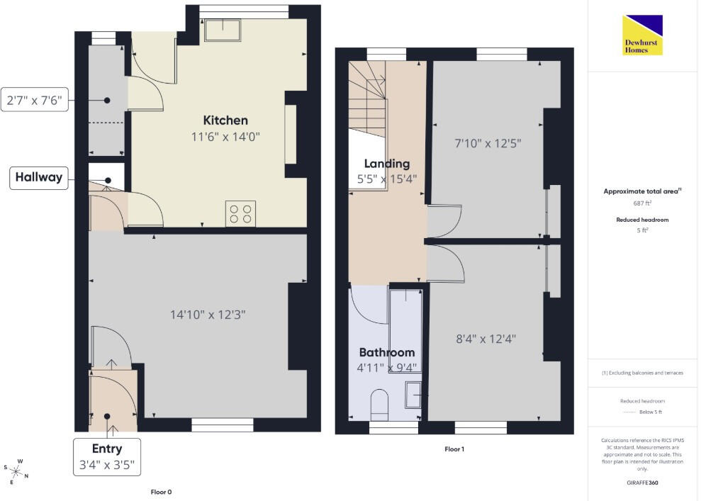 Roman Road,  Preston, PR1 floorplan