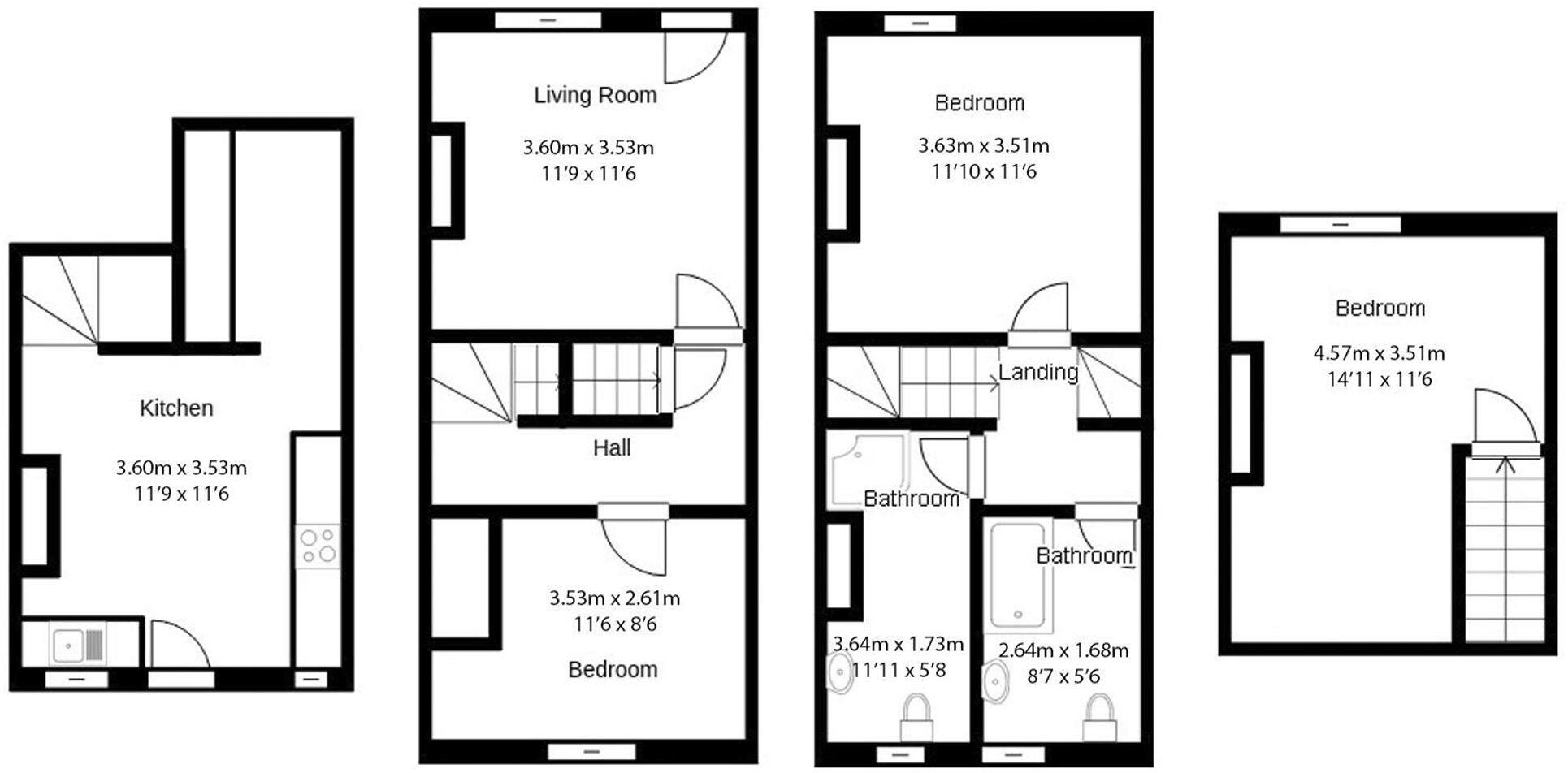 Waterloo Promenade, Nottingham, NG7 floorplan