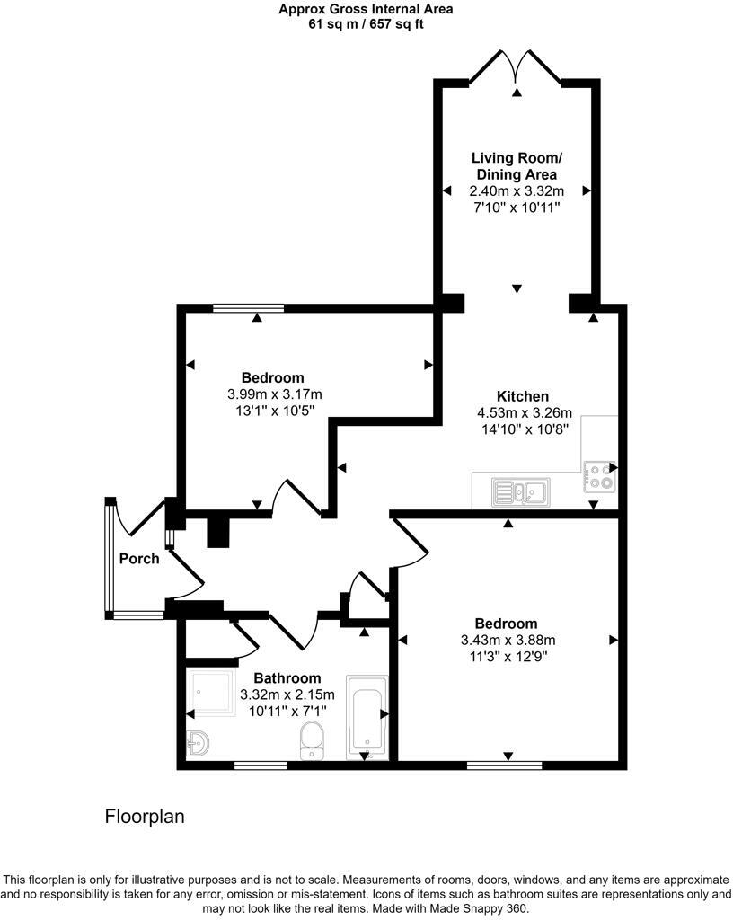 Castle Mead, Washford, Watchet floorplan