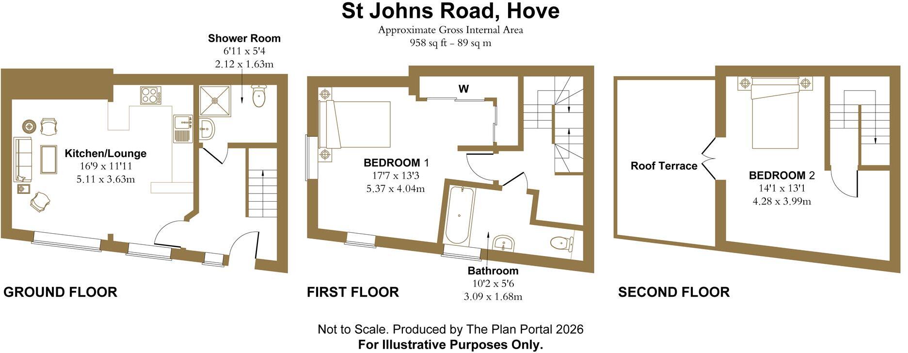 St. Johns Road, Hove floorplan